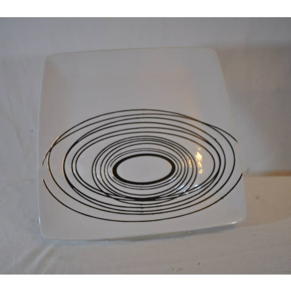 Concentric Circles Dinner Plate by Blum - 11" x 11"
